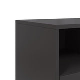 Meuble TV noir 68x39x43,5 cm acier