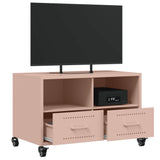 Meuble TV rose 68x39x43,5 cm acier