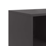 Buffet noir 100,5x39x72 cm acier