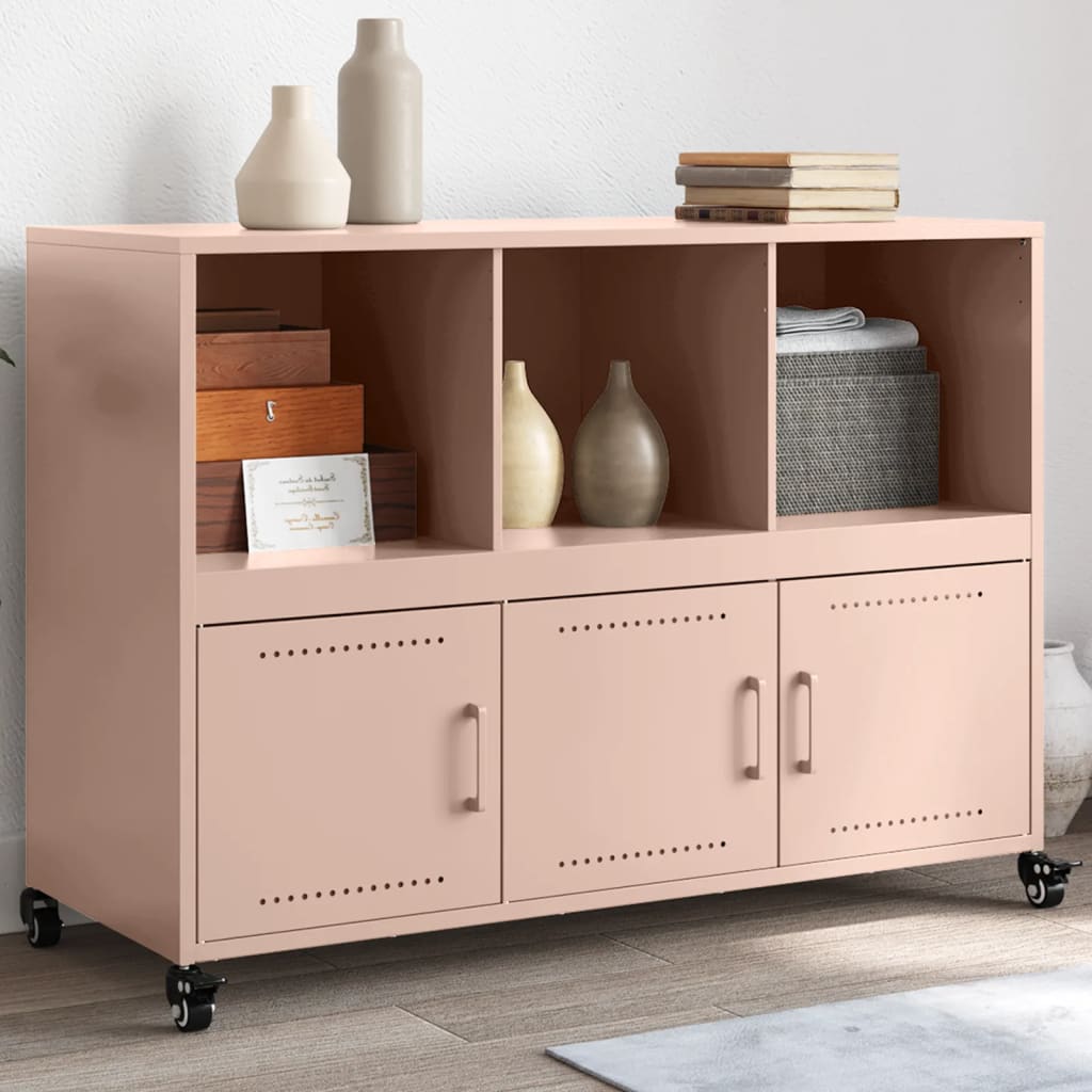 Rosa Sideboard 100,5x39x72 cm Stahl