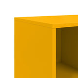 Buffet jaune moutarde 100,5x39x72 cm acier