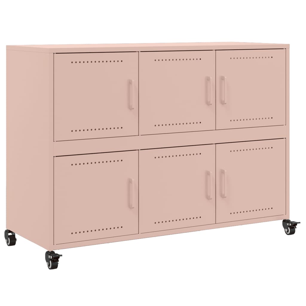 Rosa Sideboard 100,5x39x72 cm Stahl