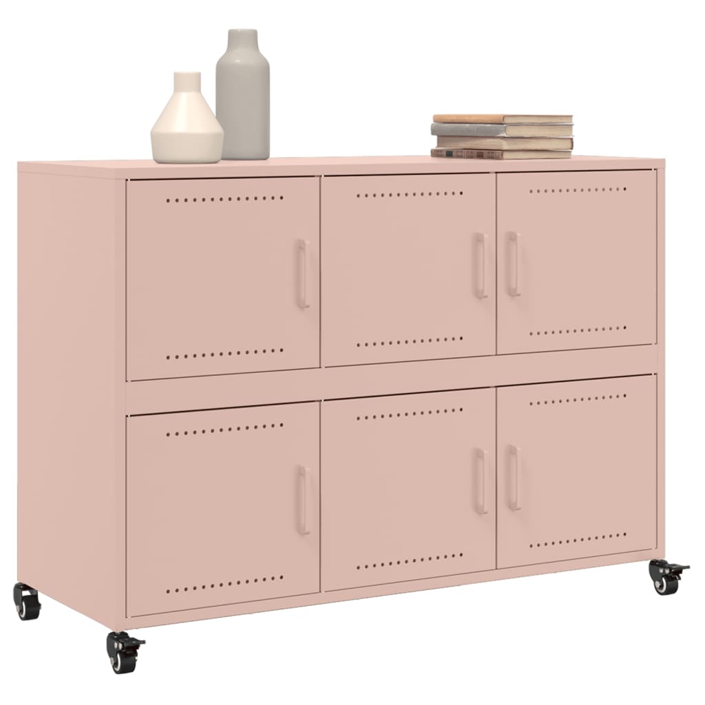 Rosa Sideboard 100,5x39x72 cm Stahl