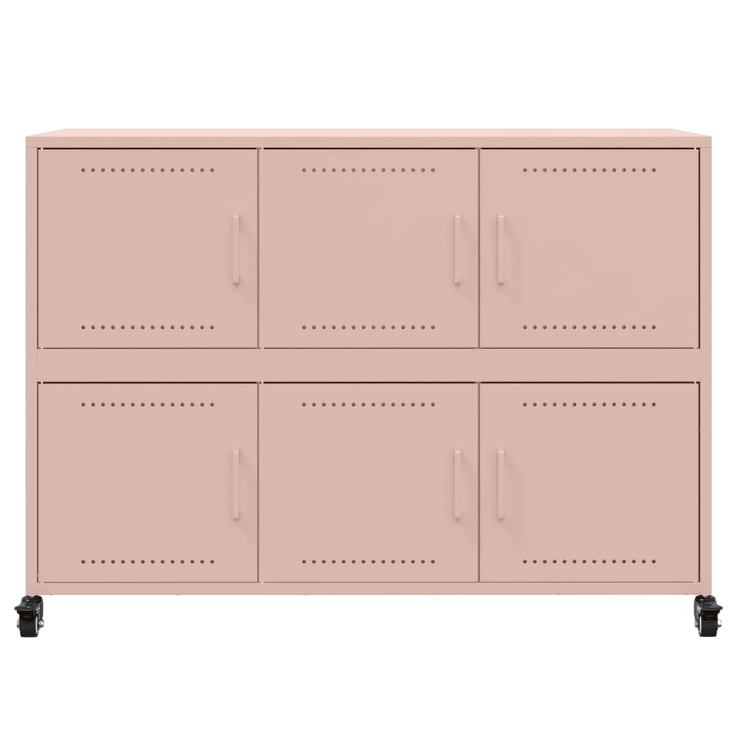 Rosa Sideboard 100,5x39x72 cm Stahl