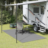 Tapis de sol de camping anthracite 4x2 m