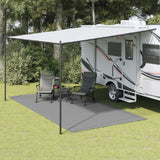 Tapis de sol de camping anthracite 5x2,5 m