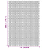 Hellgraue Camping-Bodenplane 5,5 x 2,5 m