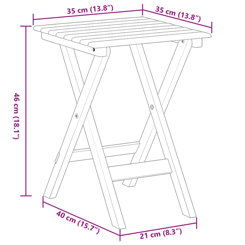 Chaise à bascule avec table pliable noir bois massif peuplier