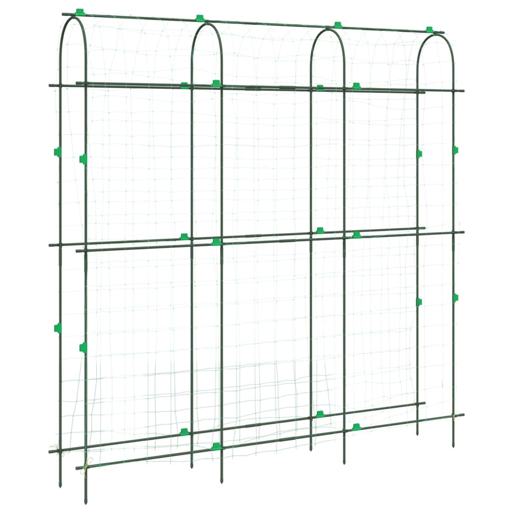 Treillis de jardin pour plantes grimpantes 2 pcs forme en U