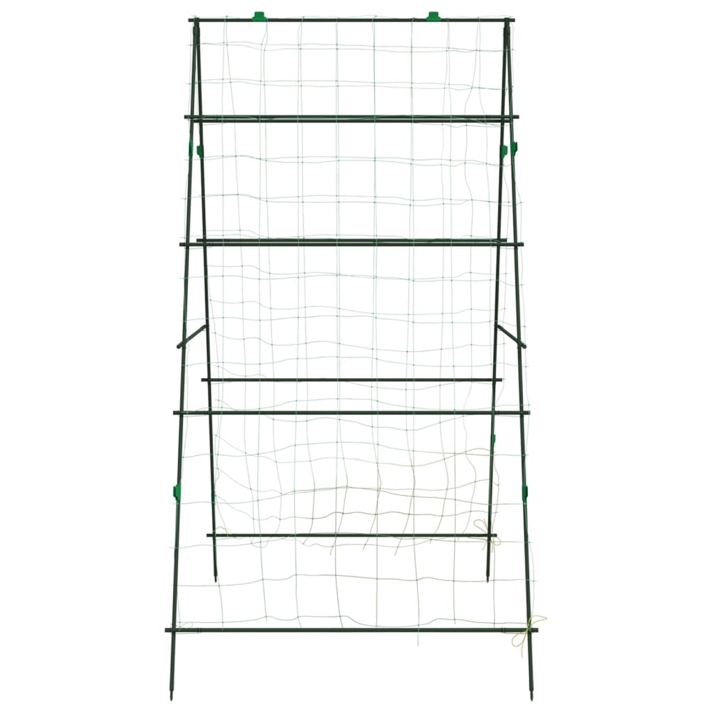 Garden Trellis for Climbing Plants 3pcs A Shape Steel