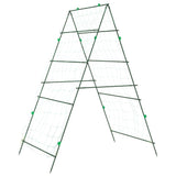 Garden Trellis for Climbing Plants 3pcs A Shape Steel