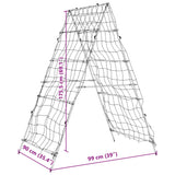 Garden Trellis for Climbing Plants 3pcs A Shape Steel