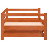 Day bed and trundle bed without mattress 90x200 cm solid wood