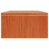 Support de moniteur marron miel 50x24x13 cm bois de pin solide