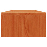 Support de moniteur marron miel 100x24x13 cm bois de pin solide