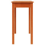 Table console marron miel 80x40x75 cm bois massif de pin