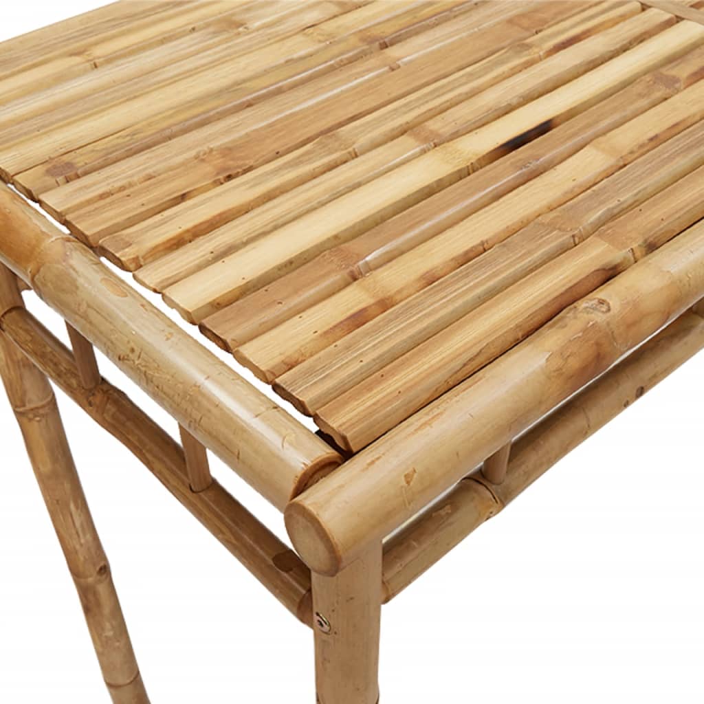 Table à manger de jardin 110x55x75 cm bambou