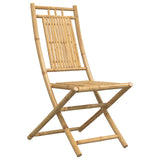 Chaises pliables de jardin lot de 2 46x66x99 cm bambou