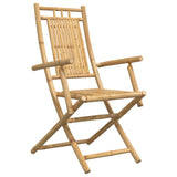 Chaises pliables de jardin lot de 2 53x66x99 cm bambou