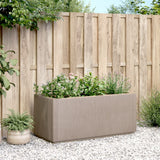 Jardinière marron clair 80x36x35 cm PP