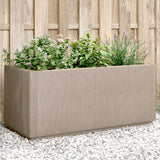 Jardinière marron clair 80x36x35 cm PP