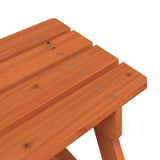 Table de pique-nique pour 4 enfants avec parasol bois de sapin