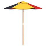 Table de pique-nique pour 4 enfants avec parasol bois de sapin