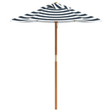 Parasol de jardin pour enfants avec poteau en bois Ø120x140 cm