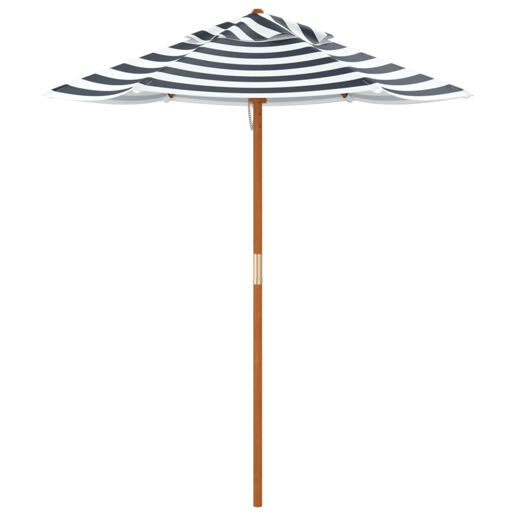 Parasol de jardin pour enfants avec poteau en bois Ø120x140 cm