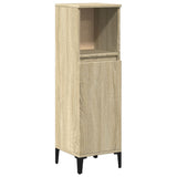 Armoire salle de bain chêne sonoma 30x30x100 cm