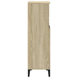 Armoire salle de bain chêne sonoma 30x30x100 cm