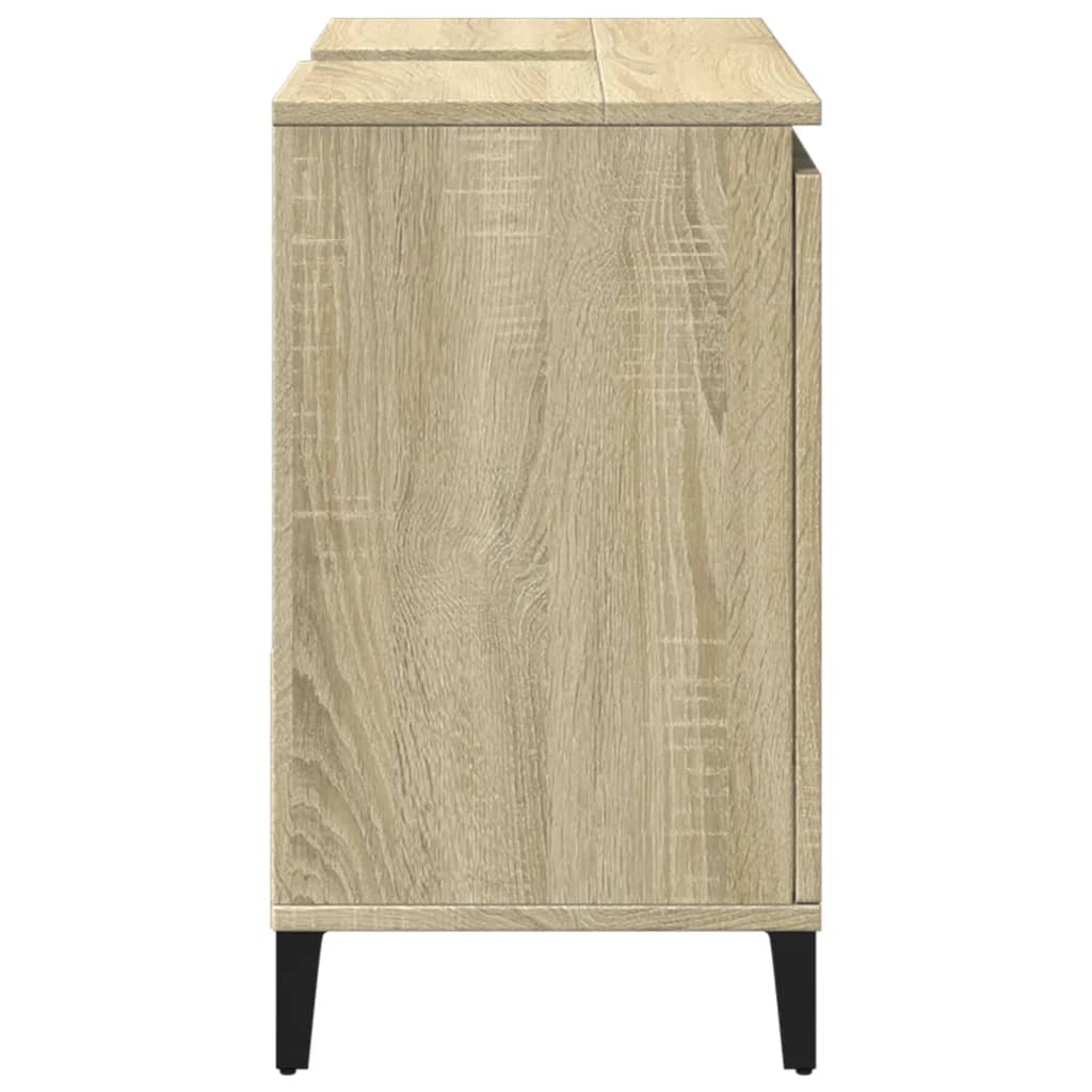 Armoire salle de bain chêne sonoma 65x33x60 cm