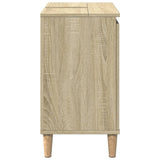 Meuble d'évier chêne sonoma 58x33x60 cm bois d'ingénierie