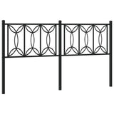 Tête de lit métal noir 150 cm