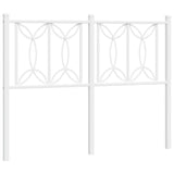 Tête de lit métal blanc 120 cm