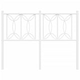 Tête de lit métal blanc 120 cm