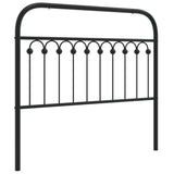 Tête de lit métal noir 107 cm