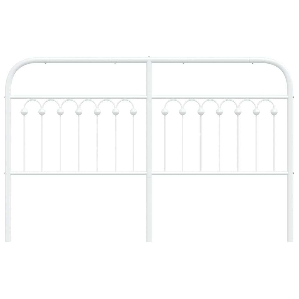 Tête de lit métal blanc 160 cm