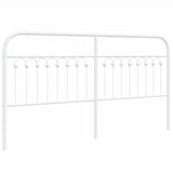 Tête de lit métal blanc 180 cm