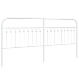 Tête de lit métal blanc 193 cm