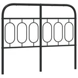 Tête de lit métal noir 120 cm