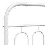 Tête de lit métal blanc 160 cm