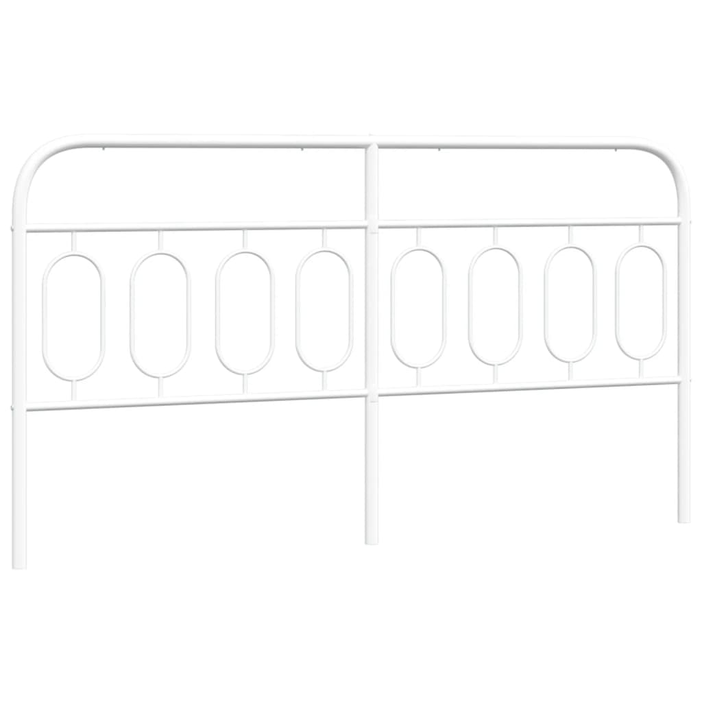 Tête de lit métal blanc 193 cm