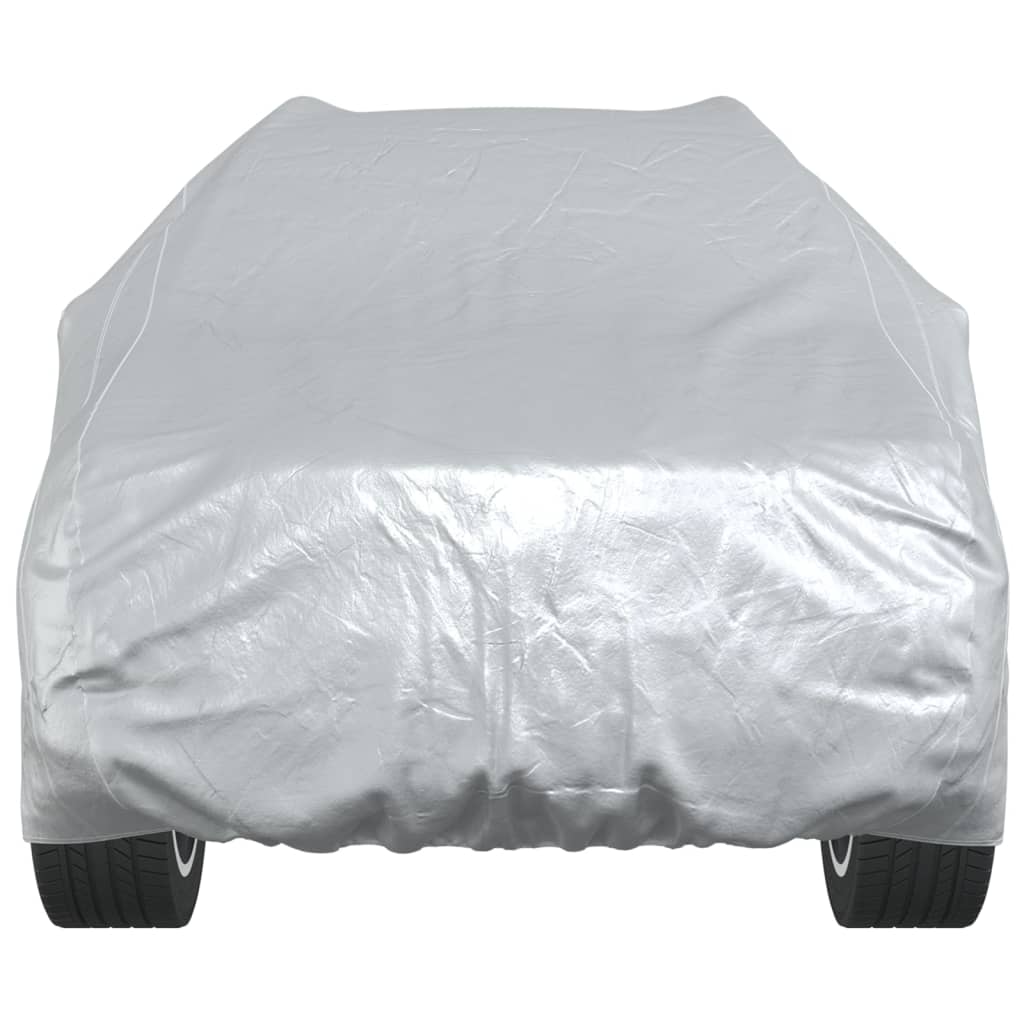 SUV Car Cover with Full Buckle Straps Silver XL