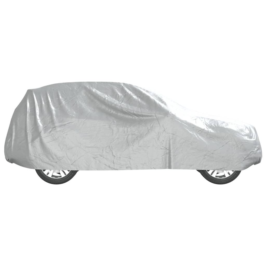 SUV Car Cover with Full Buckle Straps Silver XL