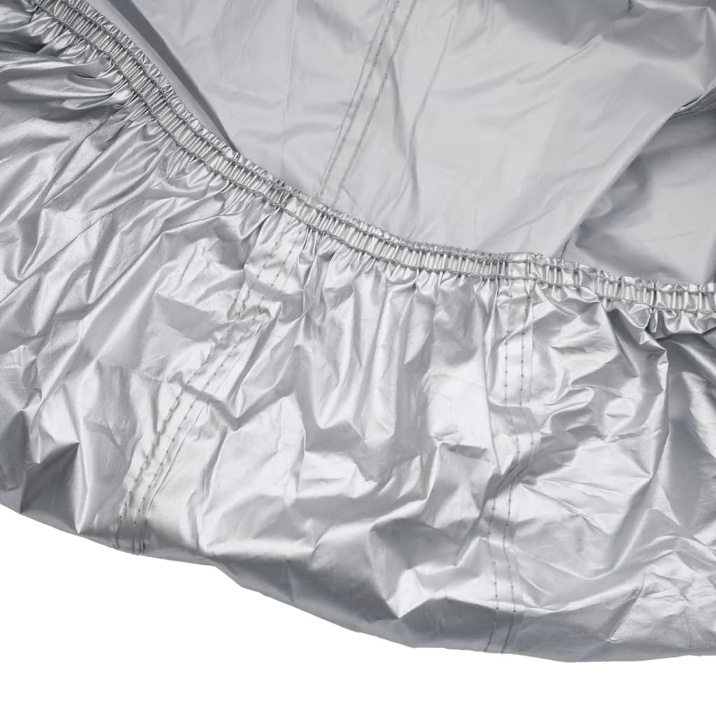 SUV Car Cover with Full Buckle Straps Silver XL