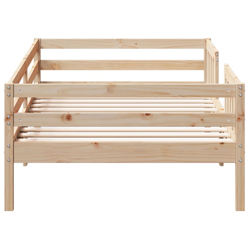 Cadre de lit sans matelas 90x200 cm bois de pin massif