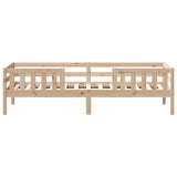 Cadre de lit sans matelas 80x200 cm bois massif de pin