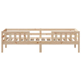 Cadre de lit sans matelas 75x190 cm bois de pin massif