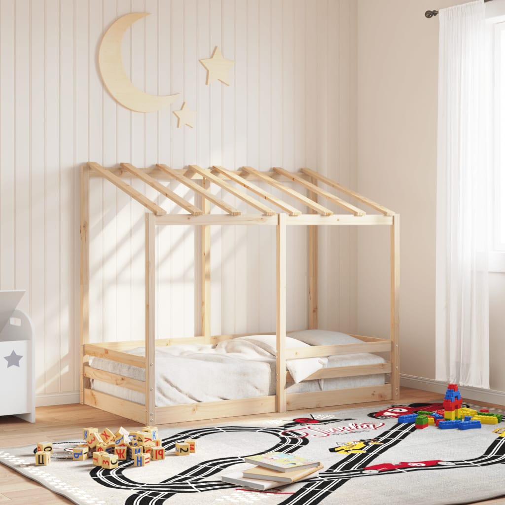 Lit pour enfants sans matelas 70x140 cm bois de pin massif